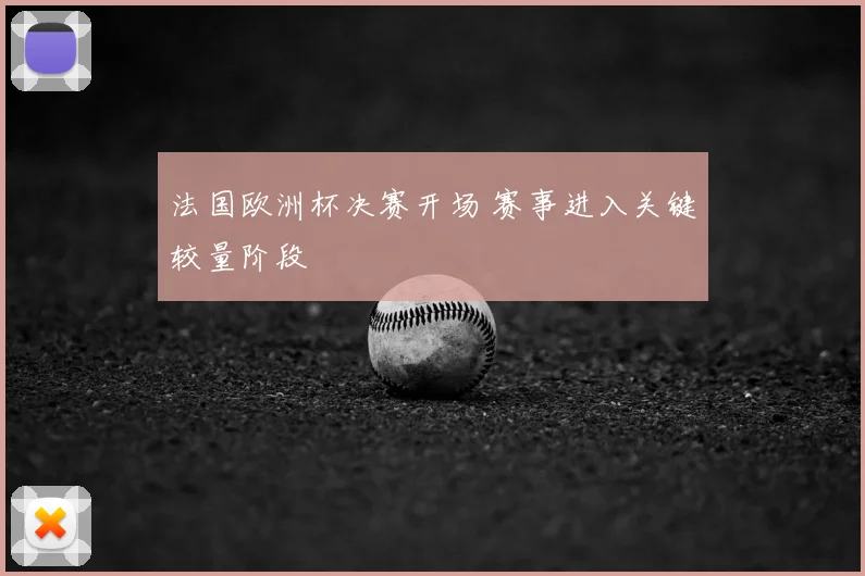 法国欧洲杯决赛开场 赛事进入关键较量阶段